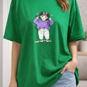 تیشرت دختر استایل 5x