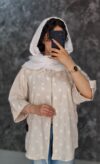 شومیز خالدار مدل آستین کیمونو (لطیف و خوشقواره) - تصویر 5