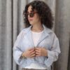 ست دو تکه شومیز پلنگی شیشهای و تاپ (طرح گرهای خاص) - تصویر 6