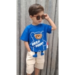 ست تیشرت و شلوارک Bear Happy (بچگانه)