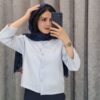 شومیز پارچه مودال دو جیب یقه مردانه - تصویر 2