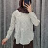 شومیز راه راه ریز یقه دلبری تک جیب (زنانه) - تصویر 5