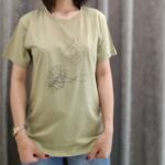 تیشرت دخترانه طرح یوگا و طبیعت (زنانه) - تصویر 5