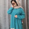شومیز مانتویی شانتون نگیندار (زنانه) - تصویر 5