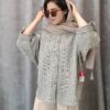 شومیز مانتویی لمه ژاکارد راهدار - تصویر 5