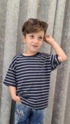 تیشرت پسرانه راه راه ریز - تصویر 7