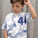 تیشرت سفید اسپرت طرح 44 (بچگانه)