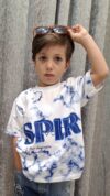 تیشرت سفید اسپرت طرح SPIR (بچگانه)
