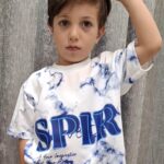 تیشرت سفید اسپرت طرح SPIR