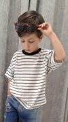تیشرت پسرانه راه راه ریز