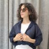 ست دو تکه شومیز پلنگی شیشهای و تاپ (طرح گرهای خاص) - تصویر 9