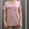 تیشرت دخترانه طرح 4 قلب و نوشته - تصویر 2