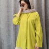 شومیز مانتویی شانتون نگیندار (زنانه) - تصویر 2