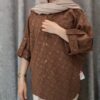 مانتو مازراتی مجلسی طرح نگیندار (زنانه) - تصویر 4