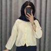 شومیز پارچه مودال دو جیب یقه مردانه