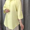 مانتو مدل ینزی ساده یقه شکاری - تصویر 3