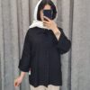 مانتو دکمهدار پولتی طرح راهراه ریز (استایل کژوال و شیک) - تصویر 3