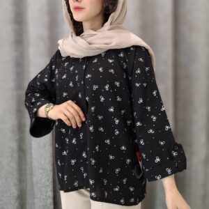 مانتو کادنزا طرح پاپیون و نگین‌دار (زنانه) - تصویر 2