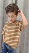 تیشرت پسرانه راه راه ریز - تصویر 3