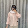 شومیز راهراه مدل Moschino با مارک روی آستین (یقه مردانه) - تصویر 4