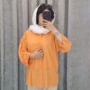 مانتو دکمهدار پولتی طرح راهراه ریز (استایل کژوال و شیک) - تصویر 2