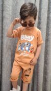 ست تیشرت و شلوارک بچگانه طرح BLUFY - تصویر 2