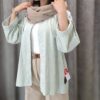 مانتو کادنزا طرح پاپیون و نگیندار - تصویر 6
