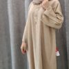 مانتو کفتان سه دکمه چوبی - تصویر 2