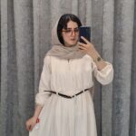 مانتو کفتان کمربندی مدل یقه دلبری