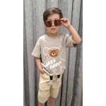 ست تیشرت و شلوارک Bear Happy (بچگانه) - تصویر 3