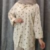 شومیز مانتویی اسلپ هریس طرح اسب - تصویر 3