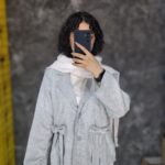 مانتو کتی یقه انگلیسی طرح دو پاپیون (زنانه)