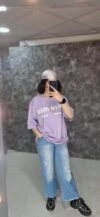 تیشرت لانگ طرح Miu Miu (استایل برند و قواره آزاد) - تصویر 8