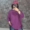 تیشرت لش بیسیک زنانه پنبهای طرح ساده - تصویر 2