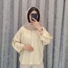 شومیز شیشهای راه راه ریز مدل آستین دکمهدار (یقه مردانه و پایین گرد) (زنانه) - تصویر 2