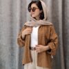 شومیز مجلسی نگیندار طرح آبشاری - تصویر 7