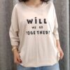 تیشرت باکسی دخترانه طرح Will we go together (زنانه) - تصویر 6