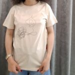 تیشرت دخترانه طرح یوگا و طبیعت (زنانه) - تصویر 6
