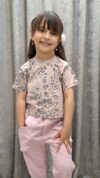 ست تیشرت و شلوار طرح سنگی نگیندار(بچگانه) - تصویر 5