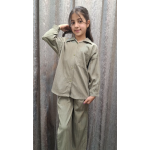ست مانتو و شلوار دخترانه ایوا(بچگانه)