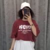 تیشرت اوورسایز طرح لوگو DIOR - تصویر 2