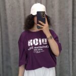 تیشرت اوورسایز طرح لوگو DIOR