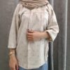 مانتو چیندار صوفیا طرح پروانهای - تصویر 4