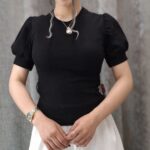 تیشرت مدل اشکی آستین عروسکی
