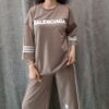 ست تیشرت و شلوار بالنسیاگا طرح سهخط