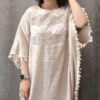 مانتو پانچ منگوله‌دار تابستانه (زنانه) - تصویر 2