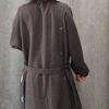 مانتو شانتون بلند پشتدکمه (زنانه) - تصویر 2