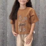 ست تیشرت و شلوار طرح خرگوش(بچگانه)