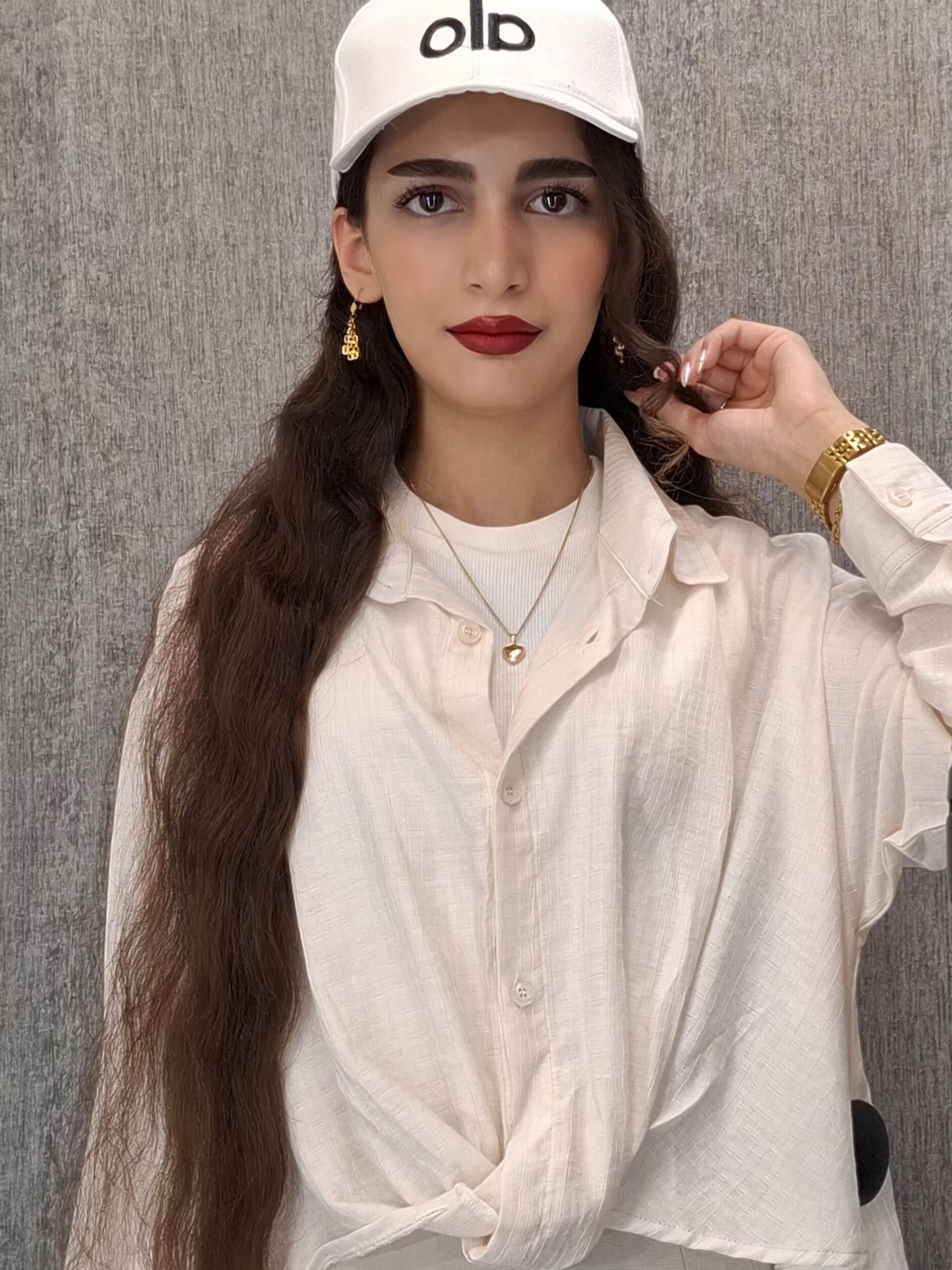 شیری مانتو پیچی راه راه(زنانه) - تصویر 1