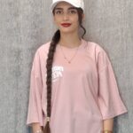 تیشرت باکسی طرح FE(زنانه)